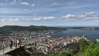 Bergen vue depuis Fløyen Panorama