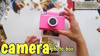 CAMERA PHOTO BOX DIY Gift Ideas Photo Organizer