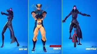 *NEW* All Fortnite Leaked emotes (Say So,UniCycle,Gale Force & more)