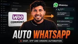 Automate WhatsApp for WooCommerce (OTP, Orders & Chat Setup)