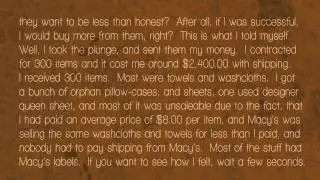 TDW Closeouts The Discount Warehouse in Fort Lauderdale, FL, and why I feel like Roadkill .wmv