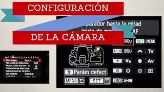 Configuración de los parámetros de la cámara