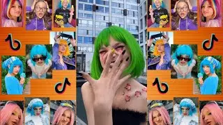 Green Hair Makes Me Happy || ANOKHINA LIZA TIKTOK 2021 💙