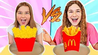 POP IT FIDGET FOOD VS REAL FOOD!! | JKREW