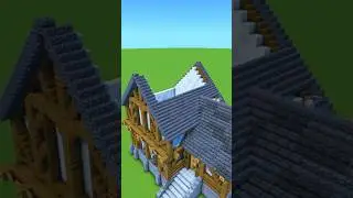 How simple is it to build a big house in Minecraft world? #shortvideo #shorts  #minecraftbuilding