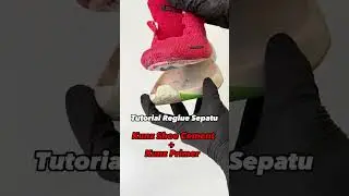 Tutorial reglue Sepatu Kunz Shoe Cement + Kunz Primer  #velle #perawatansepatu