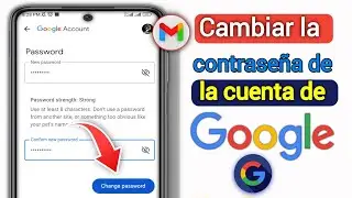 Cómo cambiar la contraseña de la cuenta de Google | Cómo cambiar la contraseña de la cuenta de Gmail
