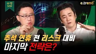추석 연휴 전 리스크 대비, 마지막 전략은? | 대신증권 이경민 부장 , 최강천 본부장