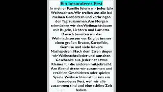 Ein besonderes Fest - A1-A2 