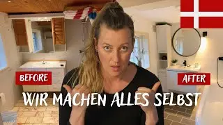 #5...Badezimmer Renovierung und DAS kommt dabei heraus - 150-jähriges Haus in Dänemark 🏚️🇩🇰