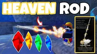 Como conseguir la caña *HEAVEN ROD* y los 4 CRISTALES  ♦️ en Fish Roblox👍