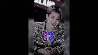 BTS members Weight in 2023 # BTS # weight # ytshorts 💖💜💜💜