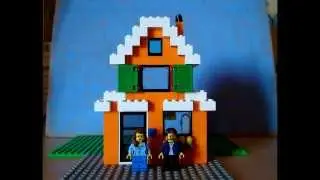 Small Lego House (MOC) building and review - Stop Motion