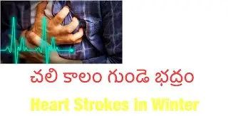 చలి కాలం గుండె పోటు వచ్చే అవకాశం/heart strokes are more in winter /precautions in winter.