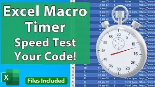 Excel Macro Timer - Easy to Use - Excel VBA Quickie 7