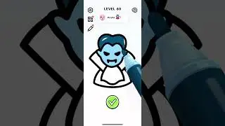 How to Draw Vampire Lord 🖌 - Color Page ASMR – Art Coloring Gameplay Walkthrough |Level 60|