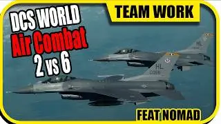 DCS World Air to Air Combat -  Gen 4 in a 2-ship element | Digital Combat Simulator
