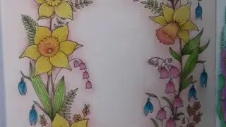 A bit of reviewing and then I'll work on the Spring page of daffodils in Small Victories.