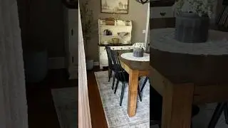 WALMART DINING ROOM REFRESH | Solid Wood Dining Table #walmartpartner