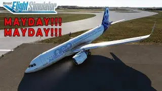 Tell Me Why I can not land this Airbus A32NX Mod (A320NEO)?