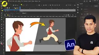 Run Cycle Animation Adobe Animate | 2D Animation Online Course Free | 