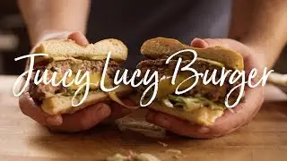 Juicy Lucy (or Jucy Lucy) Cheeseburger Recipe