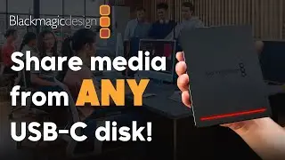 Convert Any USB-C Disk Into Network Storage with the Blackmagic Cloud Pod!
