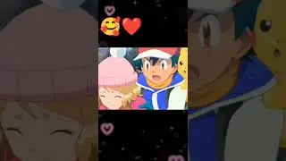 Ash and Serena Love ❤️❤️ | Pokémon Short | Black Thunder X | #Serena love #pokemon #viral