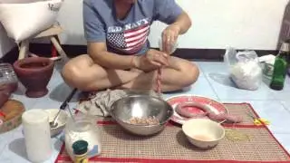วิธีทำไส้กรอกอีสานง่ายๆ BY. แม่มะลิ