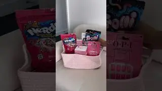 AESTHETIC ASMR PERIOD BASKET 🌸🩷✨ #skincare #asmr #aesthetic
