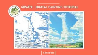 THE GIRAFFE -  DIGITAL PAINTING WALKTHROUGH