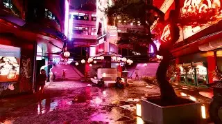 [4K⁶⁰ HDR] Cyberpunk 2077 GITS MOD Walking on the Rain | RTX 4090