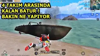 DÖRT TAKIM ARASINDA KALAN BATUR BAKIN NE YAPIYOR ! SOLO SQUAD PUBG MOBİLE