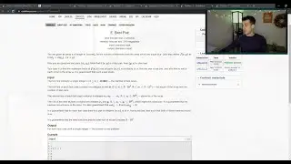 Codeforces Global Round 19 A-F Solutions and Screencast