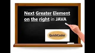 Next Greater Element on the right in an array | Stacks | JAVA