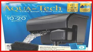 AQUA-TECH Power Filter For Aquariums, 3-Stage Filtration (Packaging may vary)
