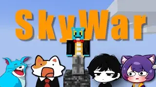 Skywar nhưng nó là block ngẫu nhiên ! | Minecraft (w/Dương404, Dacvucat, Camlord)