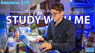 STUDY WITH ME LIVE POMODORO | 12 HOURS | Harvard Extension Student | Rain sounds, talk in breaks