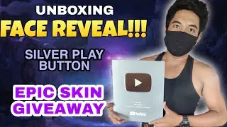 UNBOXING SILVER PLAY BUTTON PLUS EPIC SKIN GIVEAWAY (vlog #1)