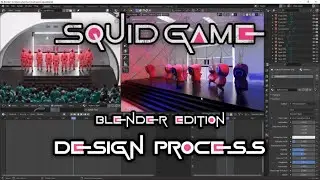 SQUID GAME | blender design process