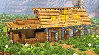 Farmer's house in Minecraft