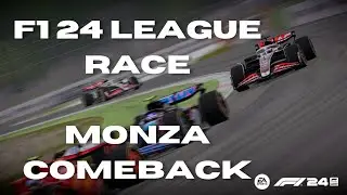Comeback drive from P19 to P4 at Monza! - F1 24 League Race