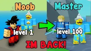 I'm Back! Noob To Master In Anime Fighters Simulator Roblox