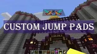 Custom Jumppads плагин Батут в Minecraft Настройка
