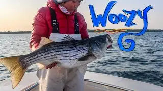 Fishing for Striped Bass with @WoozyOutdoorAdventures