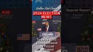 President Trump Makes HUGE Announcement on Police and Crime!