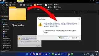 you don't currently have permission to access this folder error fix solution Allow deny production
