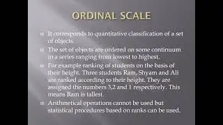 TYPES OF MEASUREMENT SCALES | UGC NET Exam