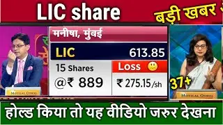 LIC share news today,lic share latest news, hold or sell,lic share analysis,lic share target,