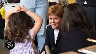 Nicola Sturgeon shows support for Kinning Park Complex